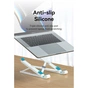 Підставка до ноутбука Vention Laptop X-type Stand White ABS 83-170мм (KDNW0) - зменшене зображення 7