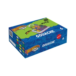Гуашеві фарби Kite Hot Wheels Skate 6 кольорів х 20 мл (HW25-062) зображення 1