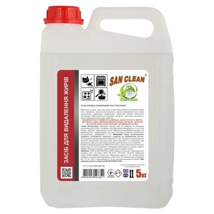 Рідина для чищення кухні San Clean Green House для плит 5 кг (4820003543351) зображення 1