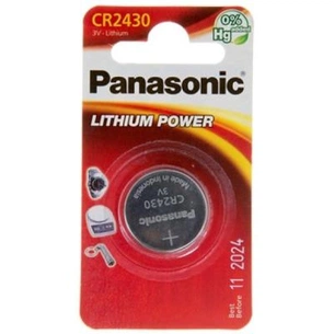 Батарейка Panasonic CR 2430 * 1 LITHIUM (CR-2430EL/1B) зображення 1
