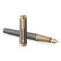 Ручка пір'яна Parker INGENUITY Grey Lacquer GT  FP F (60 411) - зменшене зображення 3
