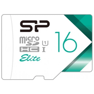Карта пам'яті Silicon Power 16Gb microSDHC class 10 (SP016GBSTHBU1V21) зображення 1