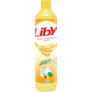 Засіб для ручного миття посуду Liby Імбир для миття посуду, фруктів і овочів 480 мл (6920174761047) зображення 1