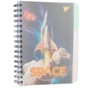Блокнот Yes А5 Space adventure 144 аркуша пластикова обкладинка (681955) - зменшене зображення 3