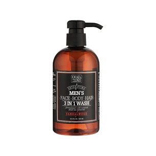 Гель для душу Dead Sea Collection Sandalwood чоловічий 3 в 1 для тіла, волосся й обличчя 500 мл (7290119481446) зображення 1