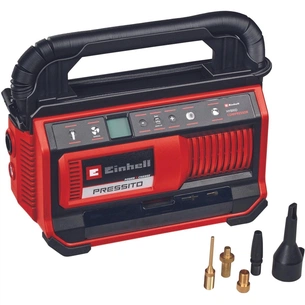Автомобільний компресор Einhell гібридний PRESSITO 18/25 Hybrid, PXC, 230/18В, 11бар, 25л/хв, можливість всмоктування, шланг 710 (4020430) зображення 1