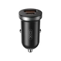 Зарядний пристрій XO CC56 USB-C PD30W + USB-A Black (CC56_Black) - зменшене зображення 1