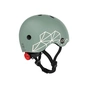 Шолом Scoot&Ride 45-51см , зелений, з ліхтариком (SR-181206-GREENLINES) - уменьшенное изображение 3