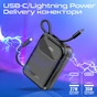 Універсальна мобільна батарея Promate PowerPod-20 20000mAh 35W Black - уменьшенное изображение 4