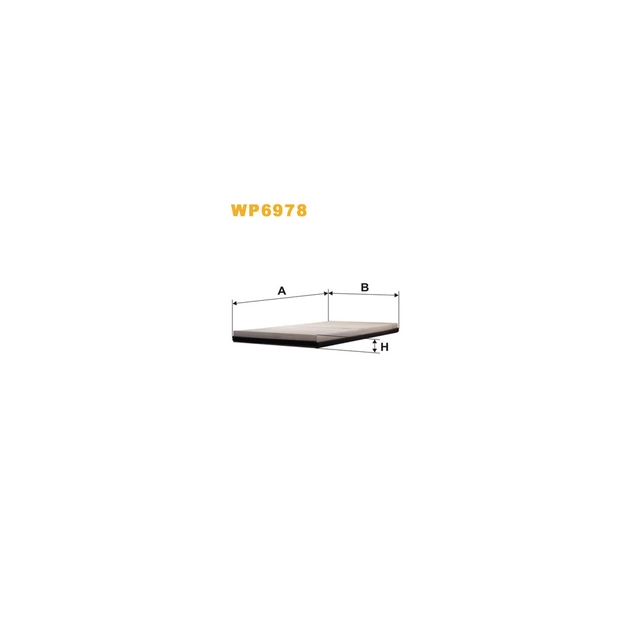 Фільтр салону Wixfiltron WP6978 - зображення 1