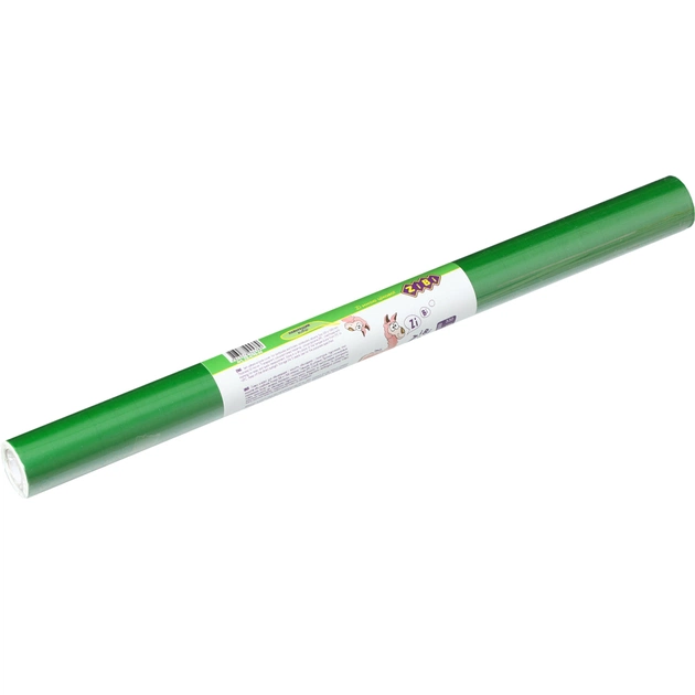 Обкладинки для книг ZiBi Клейка плівка 33 см х 1.5 м Зелена (ZB.4790-04) - picture 1