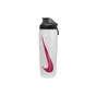 Пляшка для води Nike Refuel Bottle Locking Lid 24 OZ білий, чорний, коричневий 709 мл N.100.7668.143.24 (887791747532) - зменшене зображення 1
