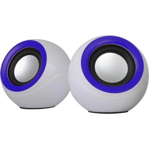 Акустична система Omega OG-116B white blue 2x3W RMS USB (OG116BWB) зображення 1