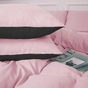 Постільна білизна MirSon 002-008 Black/Pink Фланель 2x143x210 Сімейний (2200009661877) - зменшене зображення 6