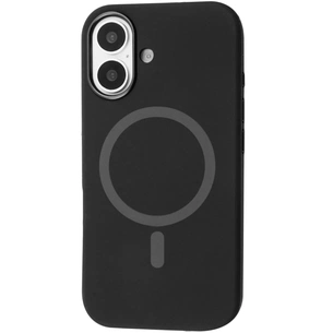 Чехол для мобильного телефона BeCover FIBRA Silicone OmniMag Apple iPhone 16 Black (716223) изображение 1