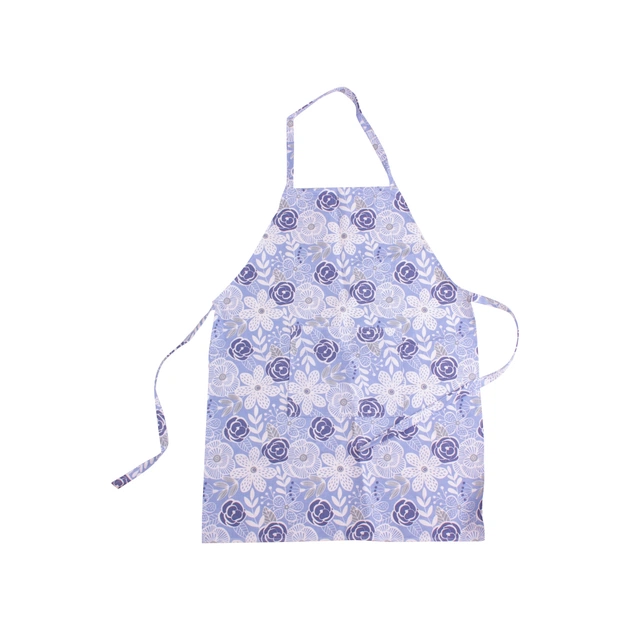 Фартух MirSon рогожа/напівпанама №203 - Blue flowers (2200006753919) - зображення 1