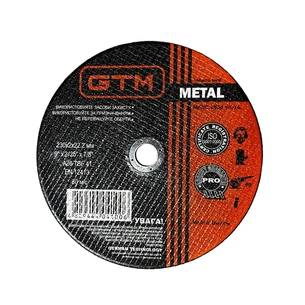 Круг відрізний GTM 230x2x22 нерж. (GTM_230_2_22_INOX) зображення 1