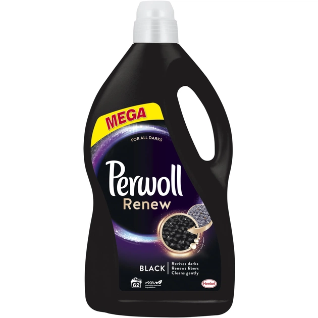 Гель для прання Perwoll Renew Black для темних та чорних речей 3.72 л (9000101541250) - изображение 1