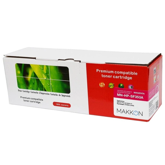 Картридж Makkon HP CLJP СF353A (130A) 1k magenta (MN-HP-SF353A) - изображение 1