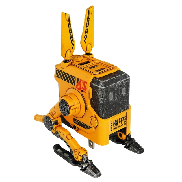 Зарядний пристрій GravaStar Alpha65 65Вт 2XUSB-C/USB-A War-Damaged Yellow (GRAVASTARA65_YLW_EUK) - зображення 1