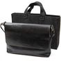 Сумка Grande Pelle Шкіряна чоловіча Чорна (11429) - уменьшенное изображение 9