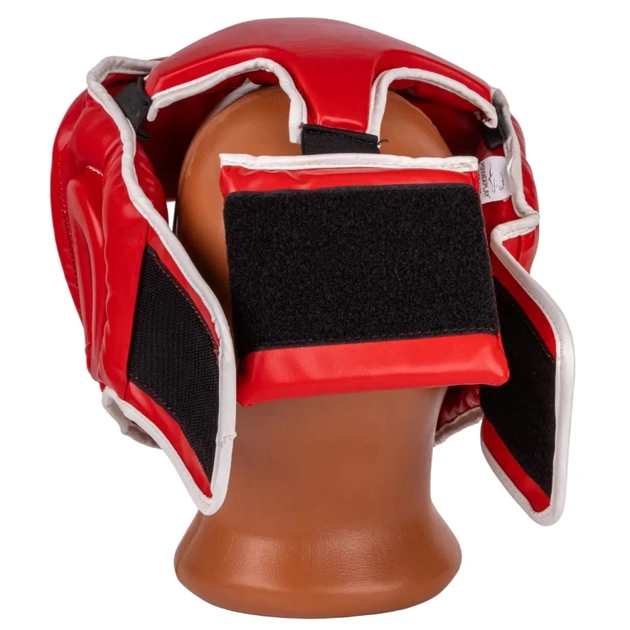 Боксерський шолом PowerPlay 3100 PU Червоний XL (PP_3100_XL_Red) - изображение 3