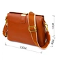 Сумка Vintage Жіноча на три відділення з натуральної шкіри Руда (22105) - зменшене зображення 4