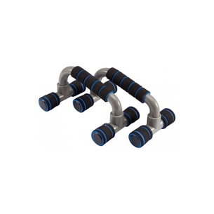 Упори для віджимань LiveUp Plastic Push Up Bar LS3164E чорний 14.5х23.2х12-10см (6951376107296) зображення 1