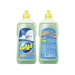 Засіб для ручного миття посуду Gala для ніжних рук із гліцерином і вітаміном Е 500 мл (4820026783987) зображення 1