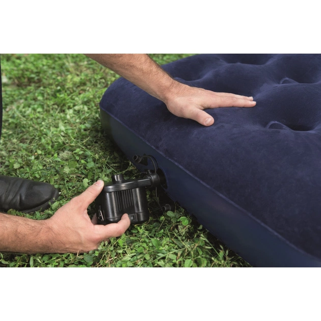 Матрац надувний BestWay Pavillo велюр Синій 99 x 188 x 22 см (67001) - изображение 12