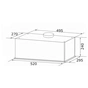 Вытяжка кухонная GRANADO Palamos 4613-1200 White glass (GCH4613120055) - уменьшенное изображение 8