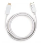 Кабель мультимедійний Display Port to HDMI 1.8m Vinga (VCPDPHDMI1.8WH) - зменшене зображення 2
