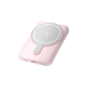 Батарея універсальна VENTION Magnetic Wireless 5000mAh 20W PD, USB-C, QI-15W Pink (FHSP0) picture 1