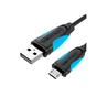 Дата кабель USB 2.0 AM to Micro 5P 2.0m Black Vention (VAS-A08-B200) - уменьшенное изображение 1