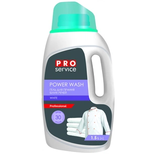 Гель для прання PRO service White для білих тканин 1.5 л (4823071634938) зображення 1