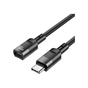 Дата кабель USB-C M/F 1.2m extension U107 black HOCO (6931474789990) - зменшене зображення 1