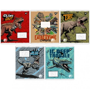 Зошит Yes Jurassic world 12 аркушів лінія (767225) зображення 1