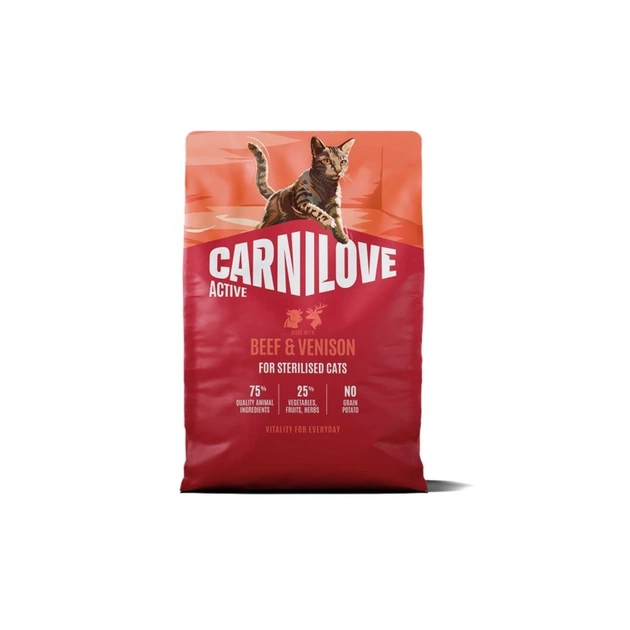 Сухой корм для кошек Carnilove Active Beef & Venison Sterilised 2 кг (8595602581702) - изображение 1