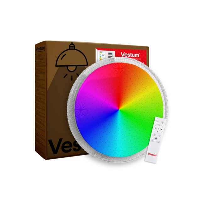 Светильник Vestum CRYSTAL зоряне небо 60W 3000К-6500К RGB з ДК (VS-91069) - изображение 1