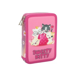 Пенал Cool For School 2 відділення з відворотами Рожевий (CF87281) зображення 1