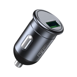 Автомобільний зарядний пристрій XO CC46 (USB, 3A) Gray (6920680827343) зображення 1