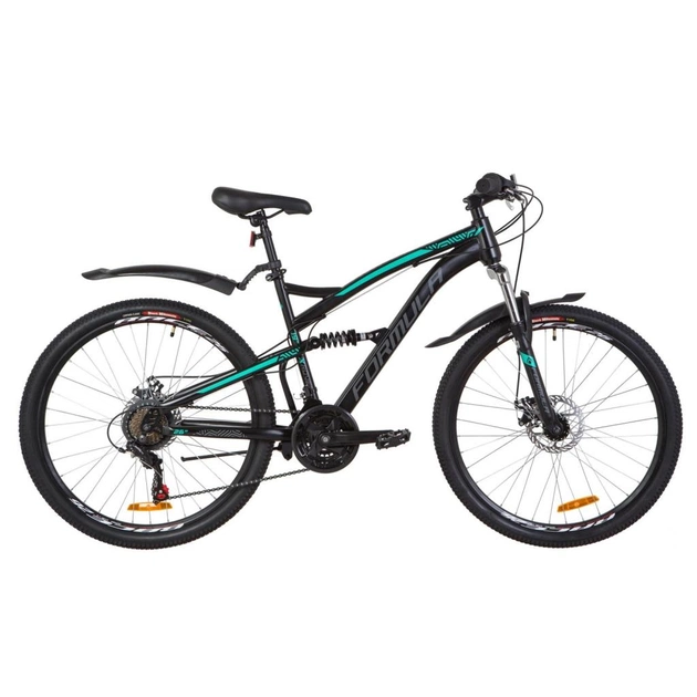 Велосипед Formula 26" X-ROVER AM2 DD рама-19" 2019 чорно-бірюзовий (OPS-FR-26-312) - зображення 1