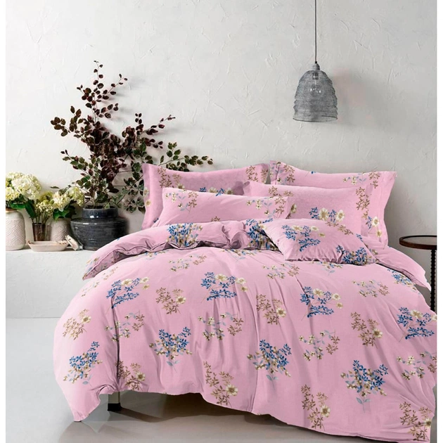Постільна білизна MirSon Бязь Premium 17-0439 Pink split 175х210 (2200003001570) - зображення 1