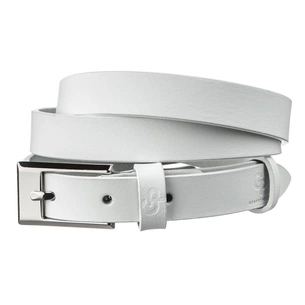 Ремінь Grande Pelle Тонкий жіночий Білий (11252) зображення 1