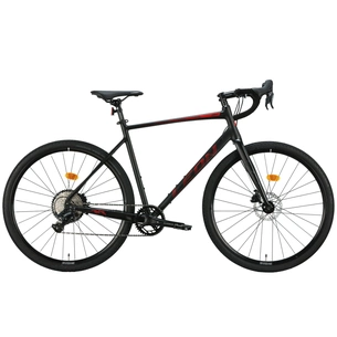 Велосипед Leon 28" GR-90 HDD рама-L Al чорний з червоним 2024 (OPS-LN-28-051) изображение 1