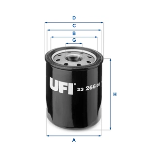 Фільтр масляний UFI 23.266.00 зображення 1