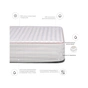 Наматрацник MirSon бавовняний DeLuxe Cotton 270 100x200 см (2200000374646) - зменшене зображення 2