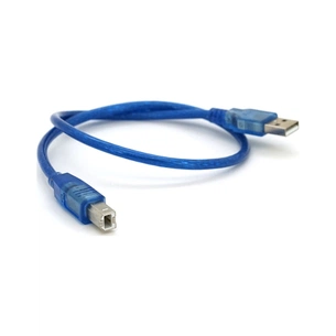 Кабель для принтера USB 2.0 AM/BM 0.5m blue Ritar (YT-AM/BM-0.5TBL) зображення 1