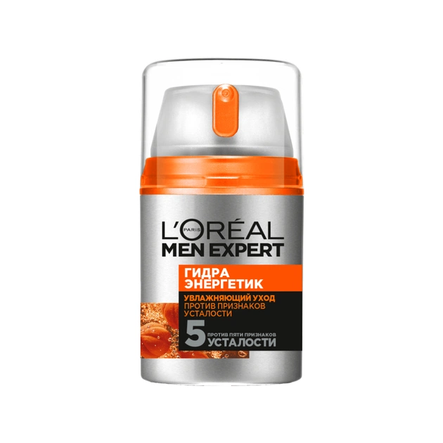 Крем для обличчя L'Oreal Paris Men Expert Гідра Енергетик Зволожуючий 50 мл (3600521380789) - изображение 1