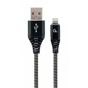 Дата кабель USB 2.0 AM to Lightning 1.0m Cablexpert (CC-USB2B-AMLM-1M-BW) зображення 1